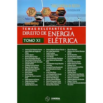 Capa do livro Temas Relevantes no Direito de Energia Elétrica-Tomo XI