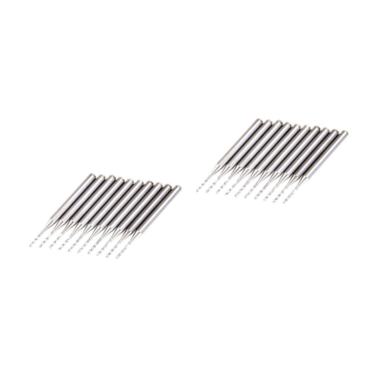 OSALADI 2pezzi Punta Da Trapano Carbide Alloy Per Pcb e Lavorazioni Elettroniche Resistente e Durevole Adatta Per Cnc