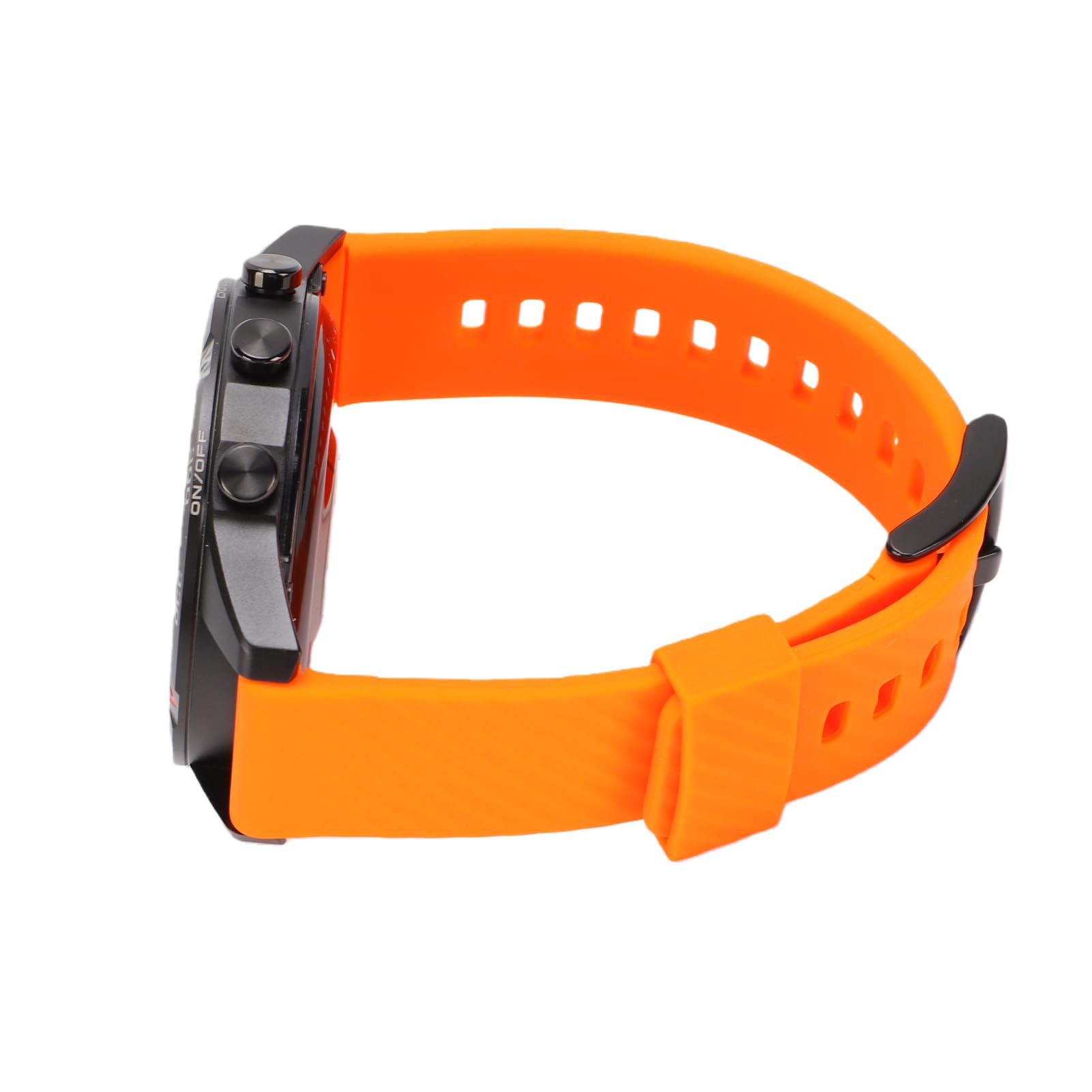 Aoresac Smart Watch Fitness Tracker Orologio Sportivo Navigazione GPS Chiamate BT Frequenza Cardiaca Monitoraggio del Sonno Mappa Offline Bussola Altimetro con Batteria per Uomo Donna (+Arancio)