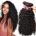UNice Hair Icenu Series 8a Malaysian Virgin Curly Hair 3 Bundles 100% Unprocessed Remy Human Hair Weave Natural Color (18 20 22 inches)