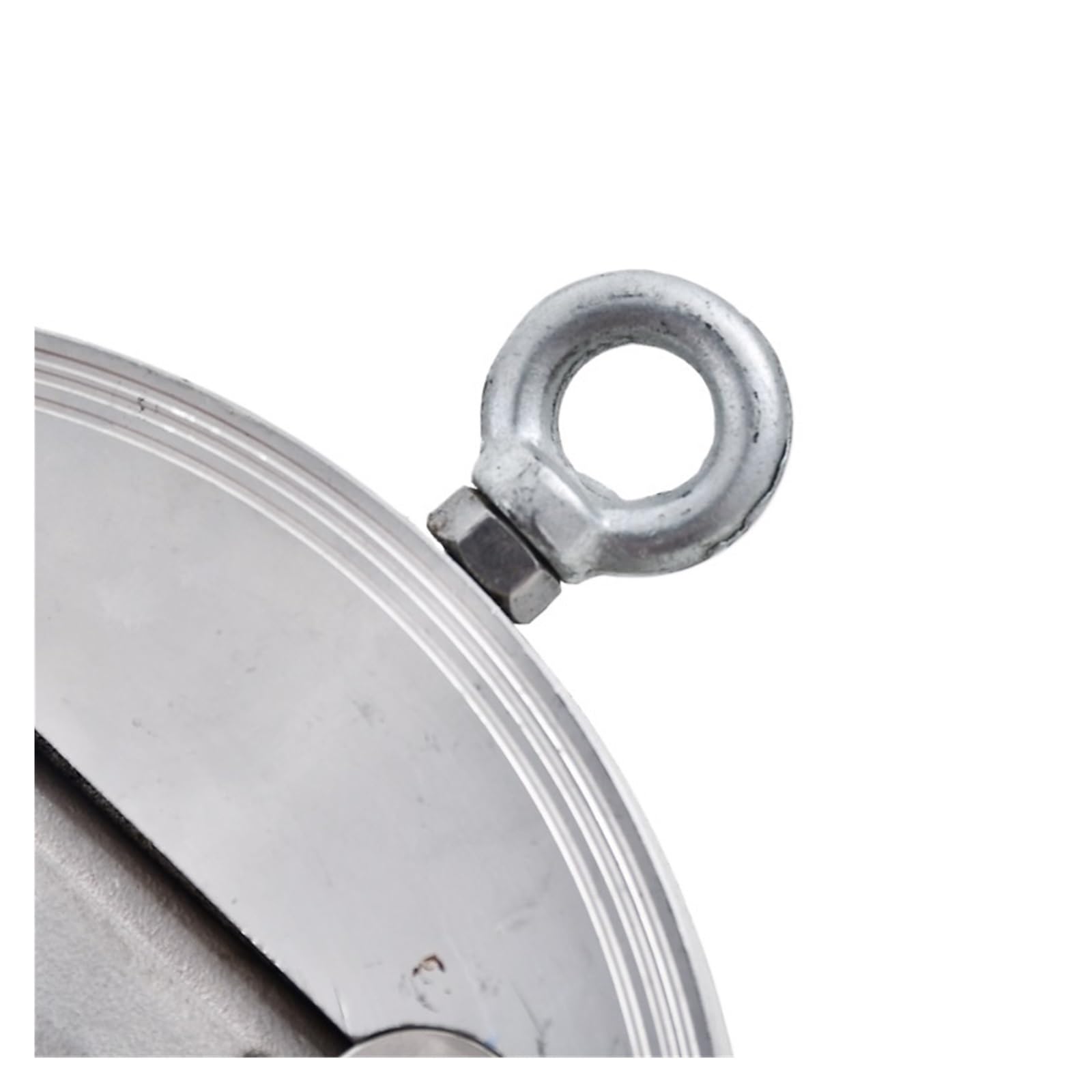 Válvula de retención tipo oblea H74W-16P de acero inoxidable 304, tipo deflector de disco de placa única delgada, 1,5 pulgadas, plateada, 1 unidad
