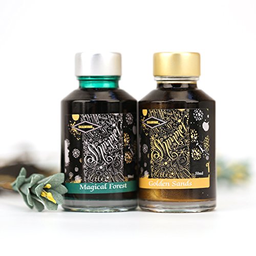 Diamine - Shimmering Fountain Pen Ink, Blue Pearl 50Ml #TOP2