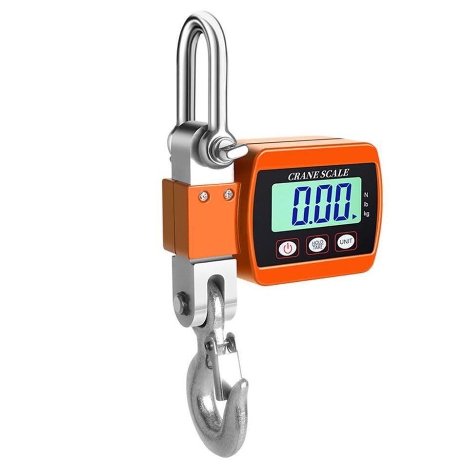 High Precision Electronic Hook Scale W/LCD Digital Display Electronic Scale