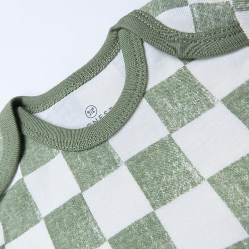 Image of HonestBaby unisex-baby Organic Cotton Short Sleeve Bodysuits Multipack