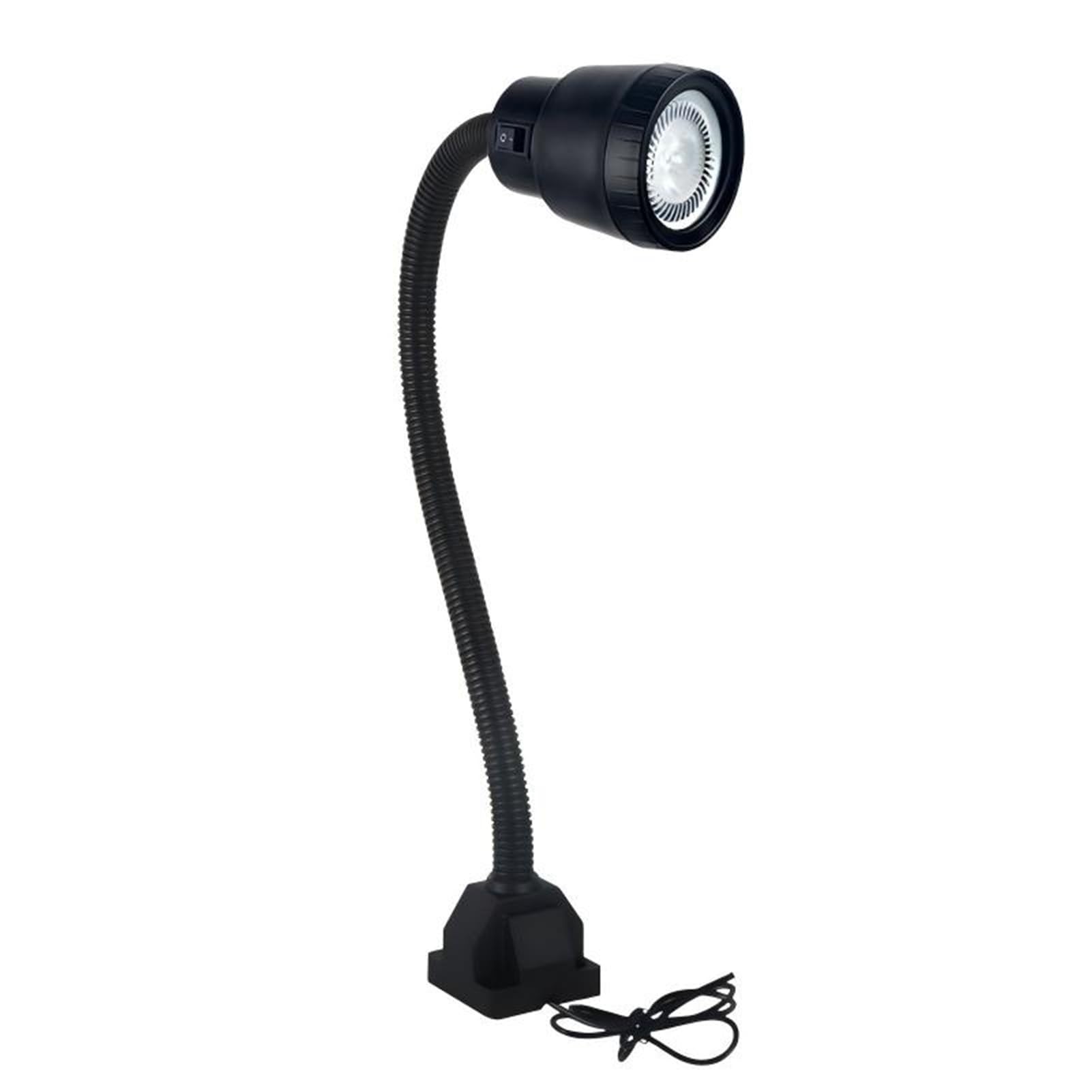Luces de Trabajo máquina LED 3/5W 800 mm Lámpara magnética Bombilla reemplazable Luz fría y cálida Diferentes Bases Fácil de Instalar(Warm Light,5W-24V-Screw Fixing)
