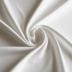 Tecido Percal Liso e Estampado de Algodão 180 Fios, 1 Metro por 2,50m de Largura, 80% Algodão, 20% Poliéster (Branco)