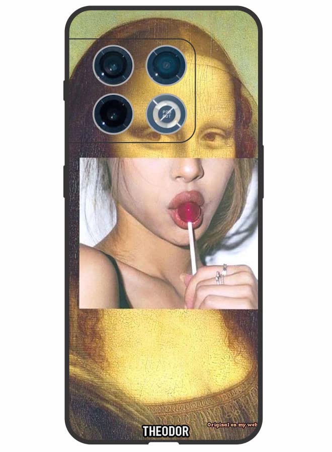 Protective Case Cover For OnePlus 10 PRO Mona lisa lolipop