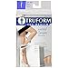 Truform Women's Compression Pantyhose, 20-30 mmHg, Opaque Hosiery Support Shaping Tights, Beige, Medium