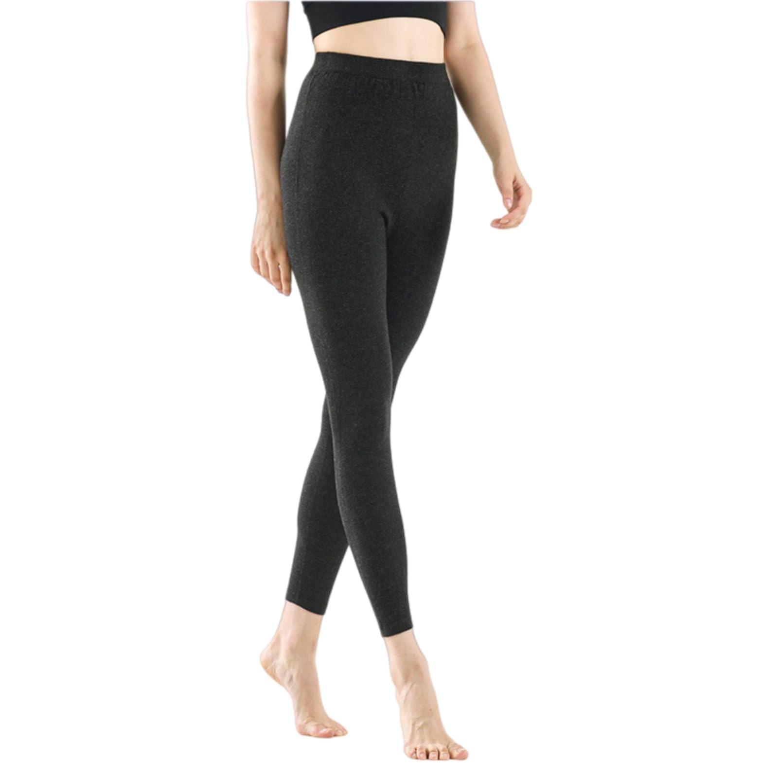 Pantaloni inferiori da uomo in lana merino, biancheria intima termica pesante di peso medio traspirante e resistente agli odori, unisex