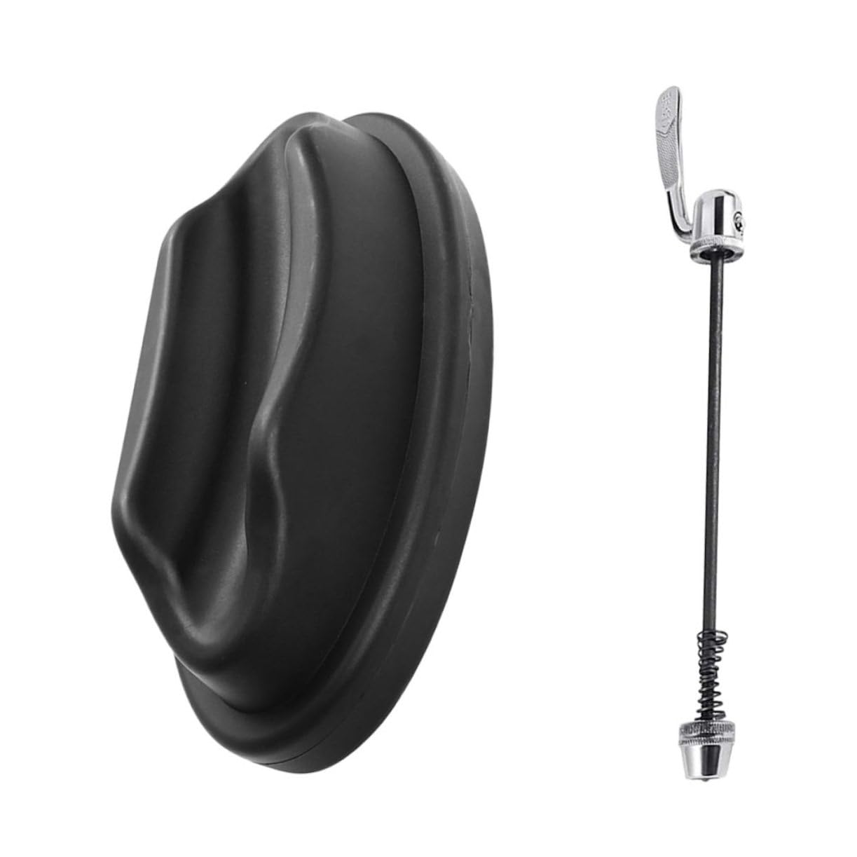 Mikikit 2Pcs Bike Front Wheel Stabilizer Block for Indoor Cycling Support Non Slip Design for Enhanced Stability During Training Compatible with Mountain and Road Bikes