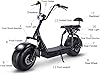 TOXOZERS Adult Electric Scooter 60v 1000W Fat Tire Scooter with LED Lights Dual Seats Top Speed 25MPH (Black) #3