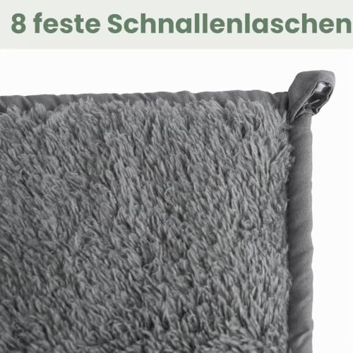 Good Nite Gewichtsdecke 4 kg Weighted Blanket Schwere Decke zum Schlafen Erwachsene Grau 125 x 150 cm Kuscheldecke Gewichtsdecke Flauschige… – Ansicht 3