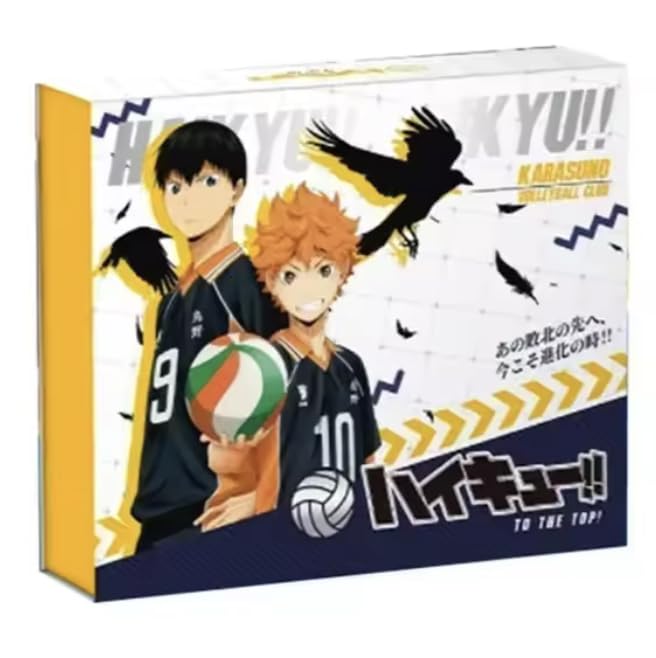 Haikyu!! | Anime Collectable Trading Card | Sealed Box | Japanese Edition | For Collectors 15+ Years | Haikyuu!! Second Season Design B