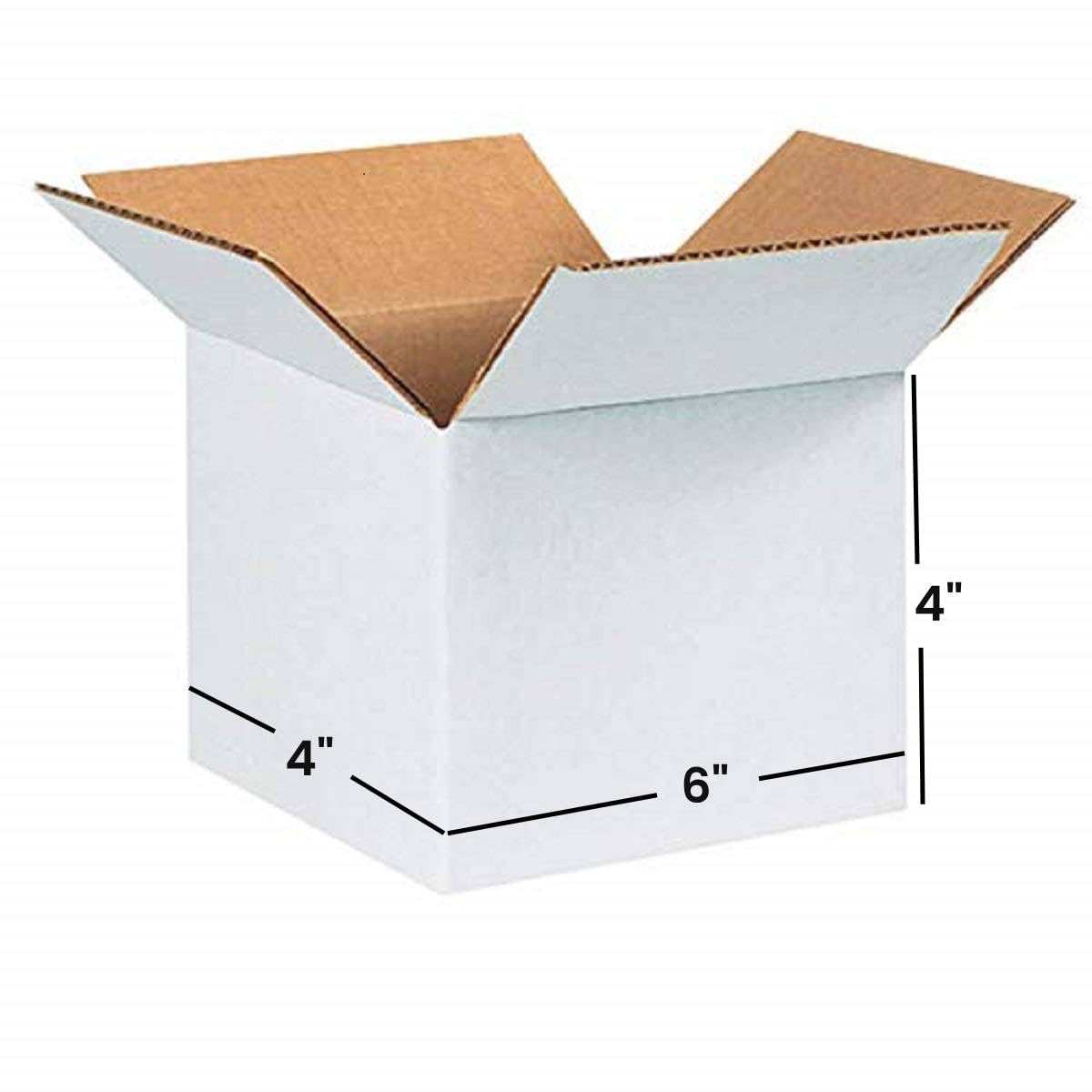 DCGPAC White Corrugated Box, 3ply, 6x4x4 inches (15.24 cm x 10.16 cm x 10.16 cm), Secure Packaging & Shipping Boxes, Multipurpose Packing Cube Universal Boxes (Pack of 100 pcs) (B0D81C5QP5) Amazon Price History, Amazon Price Tracker