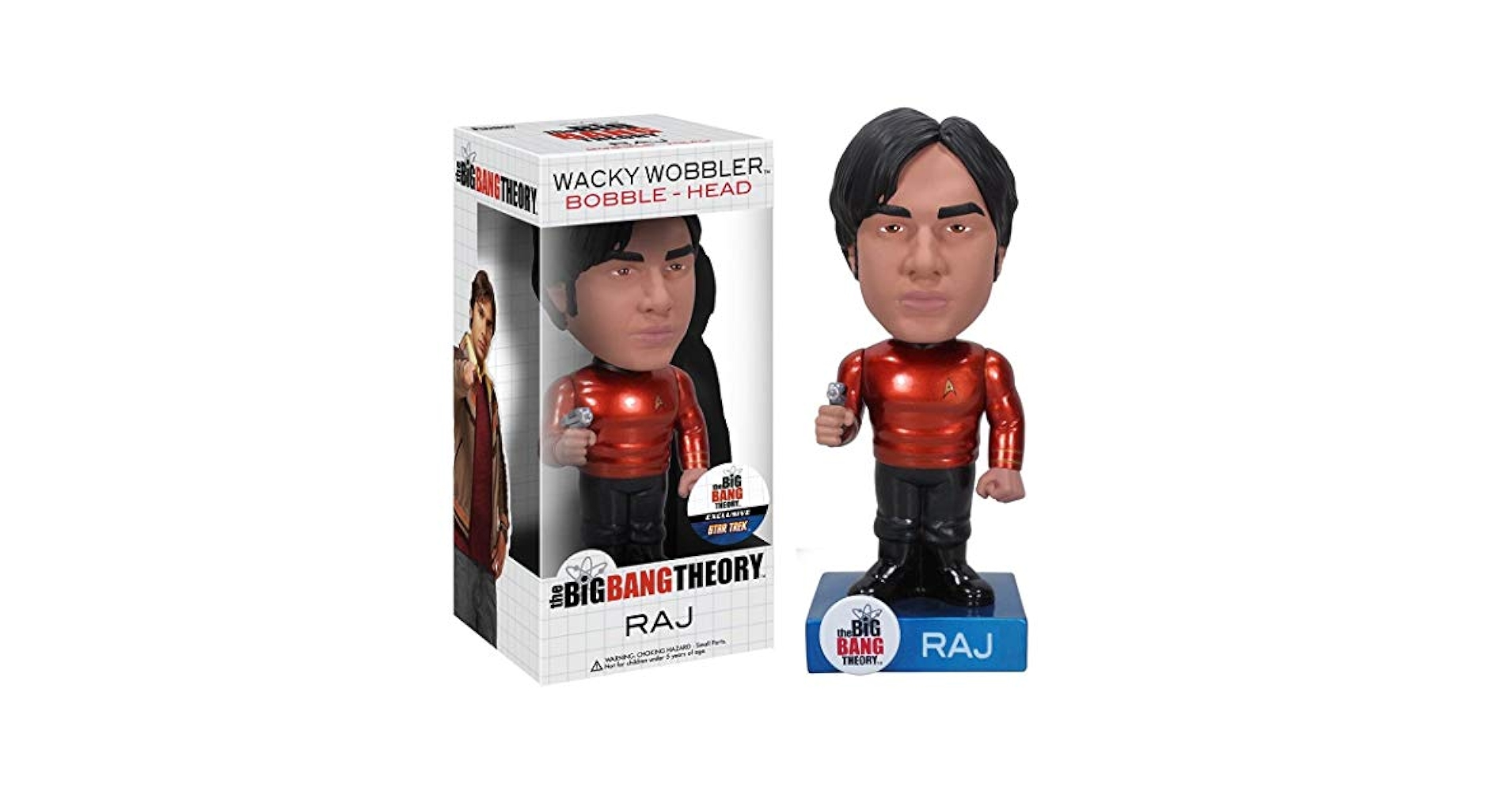 Amazon.com: Funko Star Trek Big Bang Theory: Raj Wacky