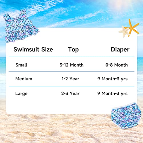 Wegreeco Toddler Baby Girls Summer Swimsuit Sleeveless, Infant Baby Girl Bathing Suit, Swimwear Two-Piece Suit Beach Bikini (Pink Whale, Medium) #TOP2