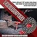 FITHOIST G80 Transport Binder Chain 5/16 Inch x 10 Foot | Tow Chain with Clevis Grab Hooks | 4,900 lbs Safe Working Load | Heavy Duty Chain for Transporting Towing Tie Down Binding Equipment