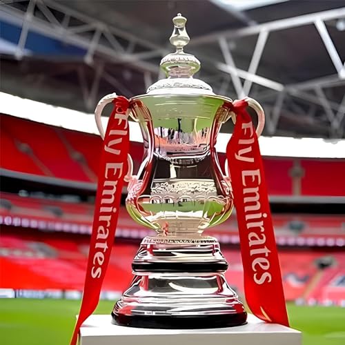 Réplica de troféus de copa com fita da vitória Troféu dos Campeões da Liga de Futebol Copos de Prêmi