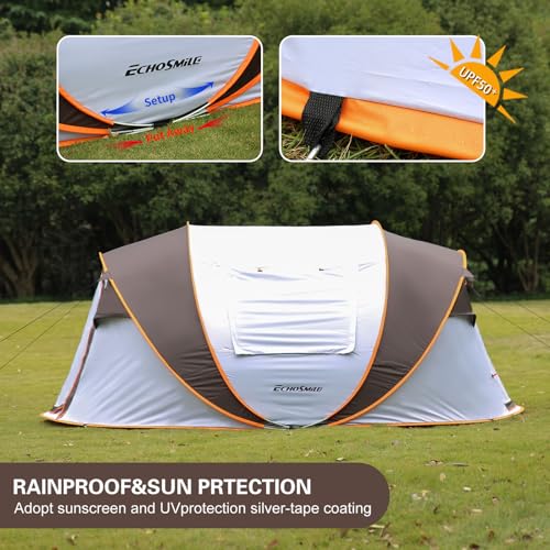 Carpa Instantánea Pop-Up para 4-6 Personas Resistente al Clima miniatura 4
