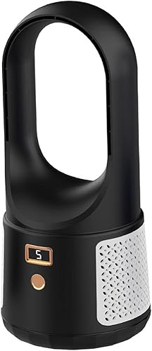 MagiDeal Ventilador de escritorio sin aspas decorativo de 13.78 pulgadas, ventilador silencioso de escritorio de verano, ventilador de escritorio