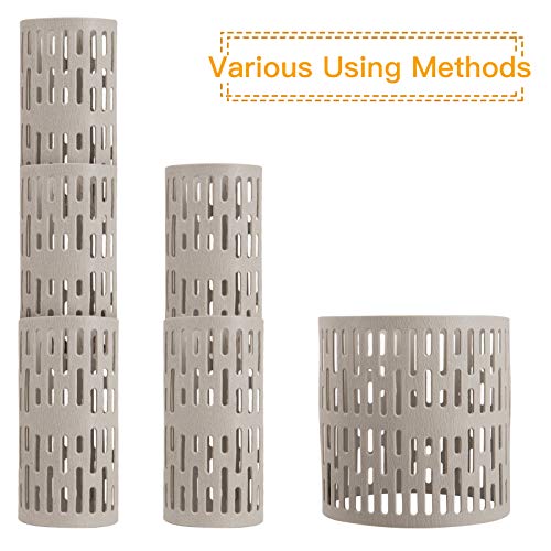 10 Pack Plastic Tree Trunk Protectors, Easy Flexible Tree Guards With 20Pcs Zip Ties, Expandable Nursery Mesh Tree Bark Plant Protector For Preventing Tree Trunk From Trimmers Mowers Rodents #TOP2
