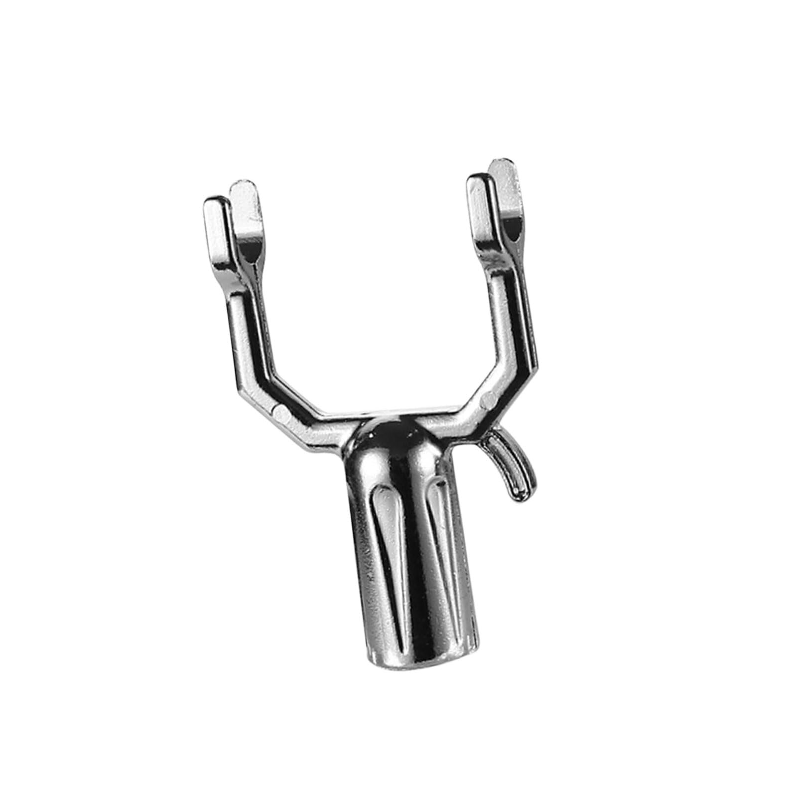 Yanwuwa 19 Koujin Clothes Hook Poles End Replacement Aluminum Alloy Utility Hook For Clothes Hanger Reaching Closet Poles Rod Adapter