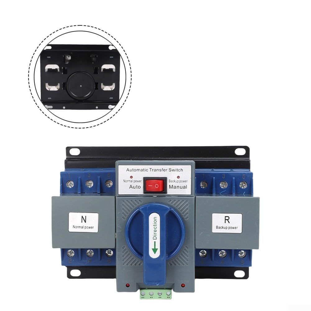 Dual Power Interruttore AC110V 32A-63A Hutschiene (2P 63A)