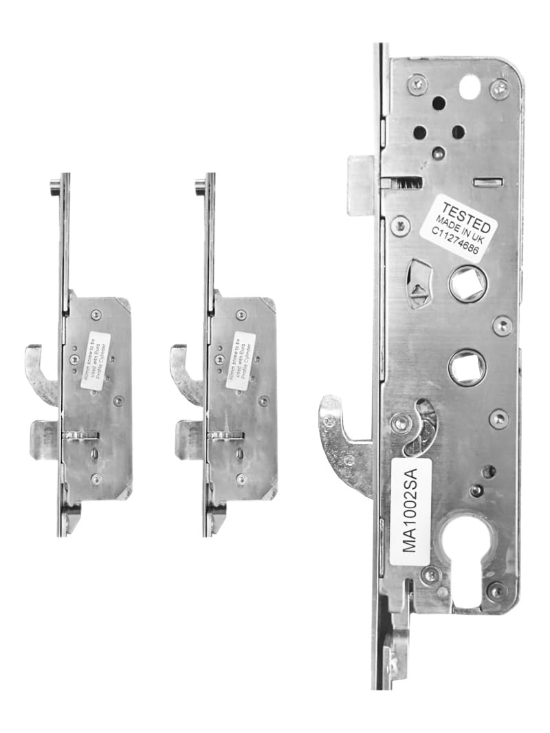 Millenco Upvc Door Lock 3 Hook 2 Bolt 2 Cam 35mm Backset 95pz MA1002SA