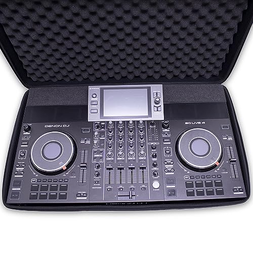 Protekt Plus Series BLIVE4 - Custodia rigida per controller DJ Denon SC Live 4, Nero , 780 x 475 x 130mm, Borsa per controller DJ