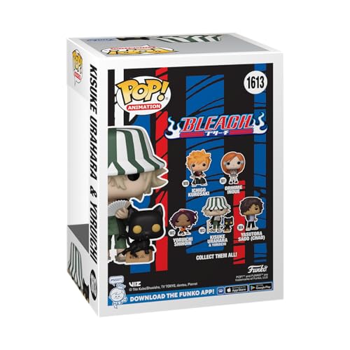 POP! Animation: BLEACH - Kisuke Urahara With Yoruichi - Figura in Vinile da Collezione - Idea Regalo - Merchandising Ufficiale - Giocattoli per Bambini e Adulti - Anime Fans - Gadget - Immagine 2
