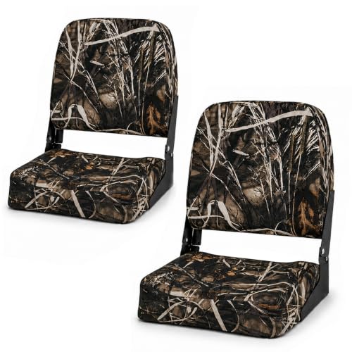 Seamander Camo Boat Seats 2-Pack