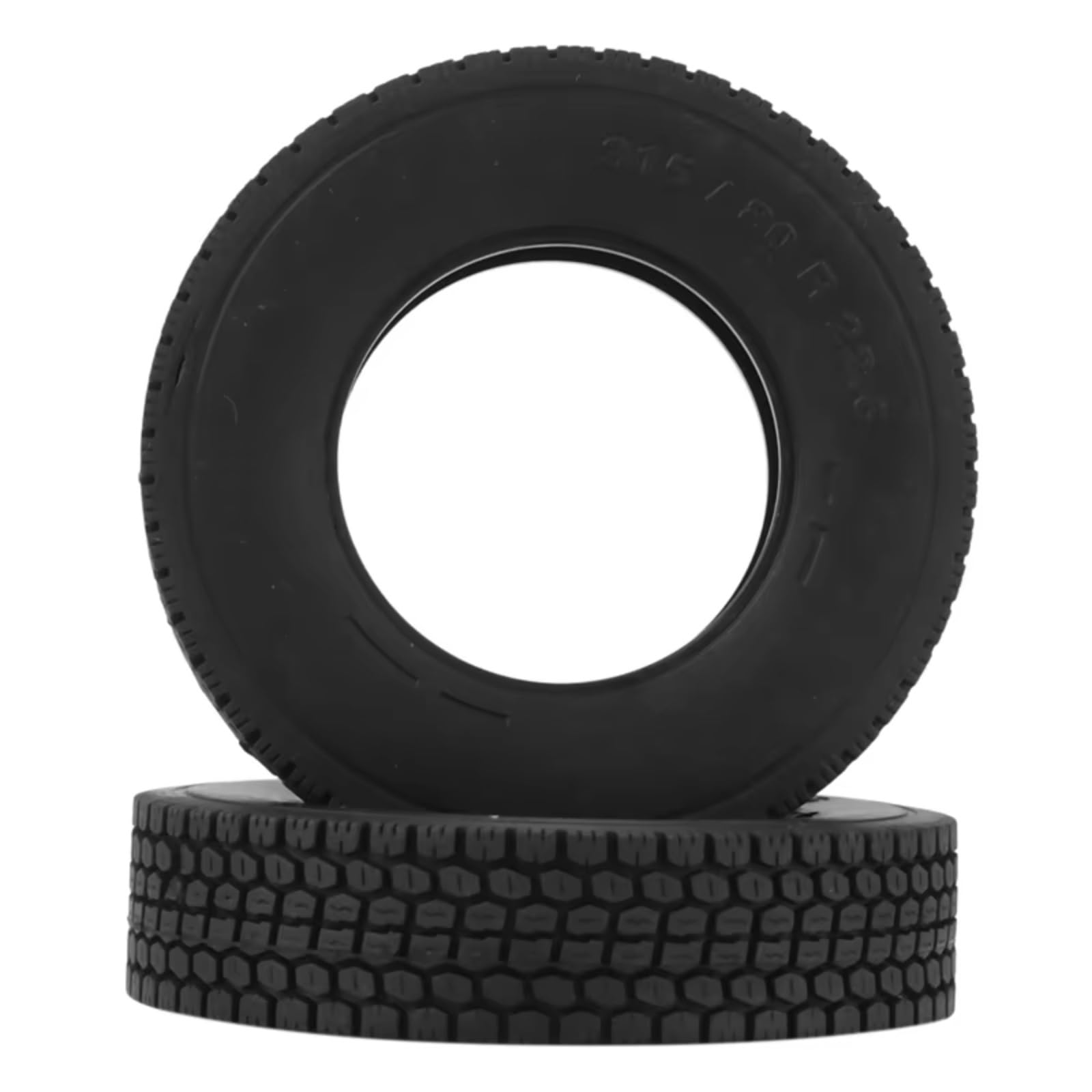 Accesorios coches RC per Tamiya 1/14 RC Trailer Tractor Truck Upgrade Parts 4 Pezzi 1.55 Pneumatici Gomma
