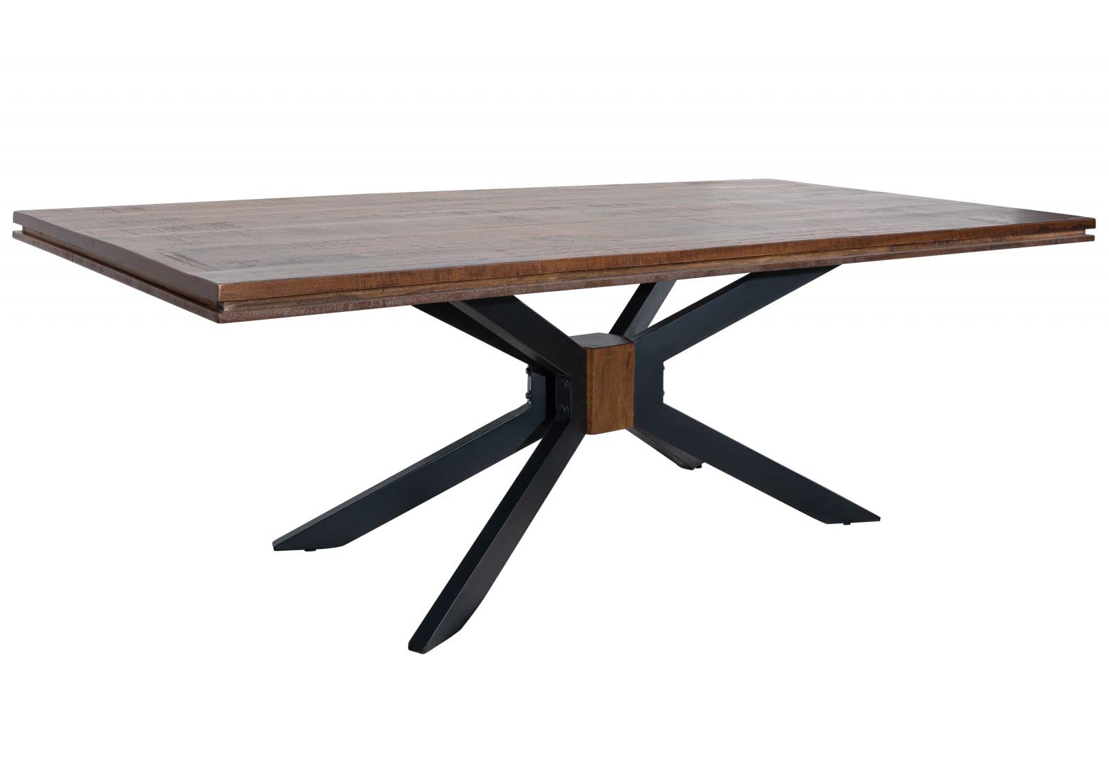 MASSIVMOEBEL24.DE | Esstisch Mango 180x107x76#123 braun lackiert STILMÖBEL #123