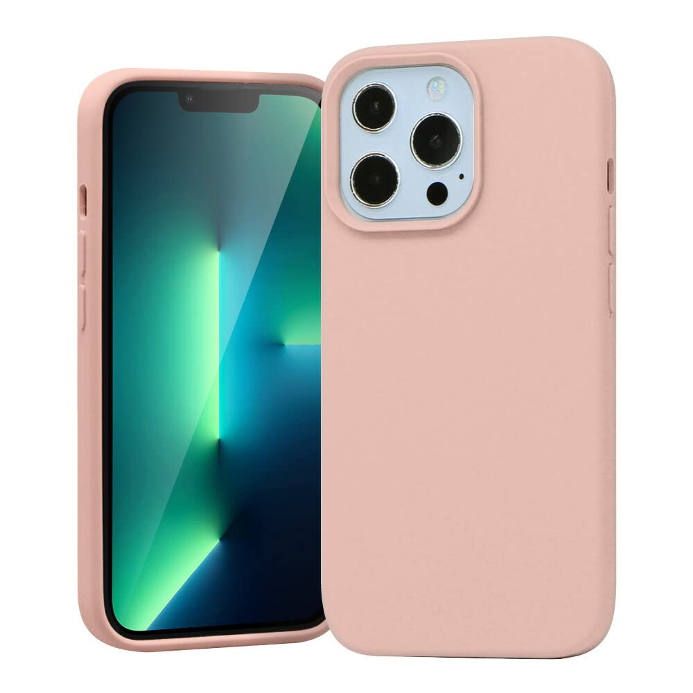 iPhone13ProMaxリング付き シリコン ペールピンク iPhone13ProMax シリコンケース ピンク iPhone13Pro Max ケース