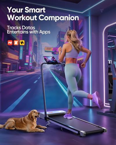 Motorized Folding Treadmill with Incline