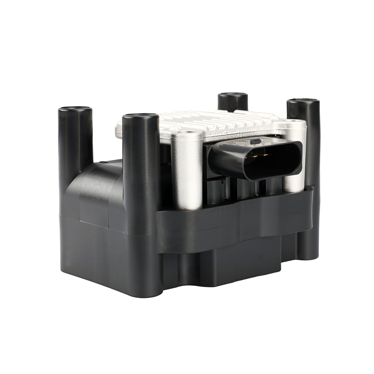 Techie TICS41004 Bobine d'allumage, équivalent de la NGK 48010, pour HELLA 5DA 358 000-171, références d'origine 032905106, 032905106B, compatible avec les VW Golf/POLO/berline