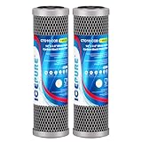 ICEPURE 1 Micron 10' x 2.5' Whole House Upgraded Coconut Shell Activated Water...