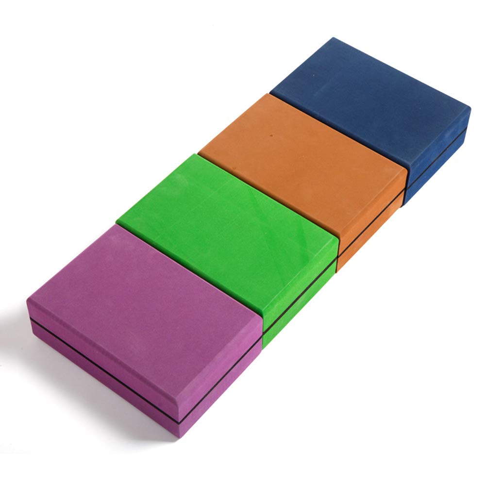 AIZYR Conjunto De Bloques De Yoga De 2, Bloques De Espuma De Yoga Kits De Yoga Ecológicos para Profundizar Tus Poses & Mejorar El Equilibrio Ideal para Yoga, Pilates Y Ejercicio,Verde