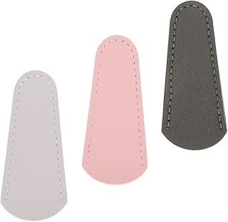 Beavorty 3PCS scissors set leather scissors sheath safety scissor cover reusable scissor cover sewing scissor sheath scissors with cover Leather Scissors Cover sewing supplies protection