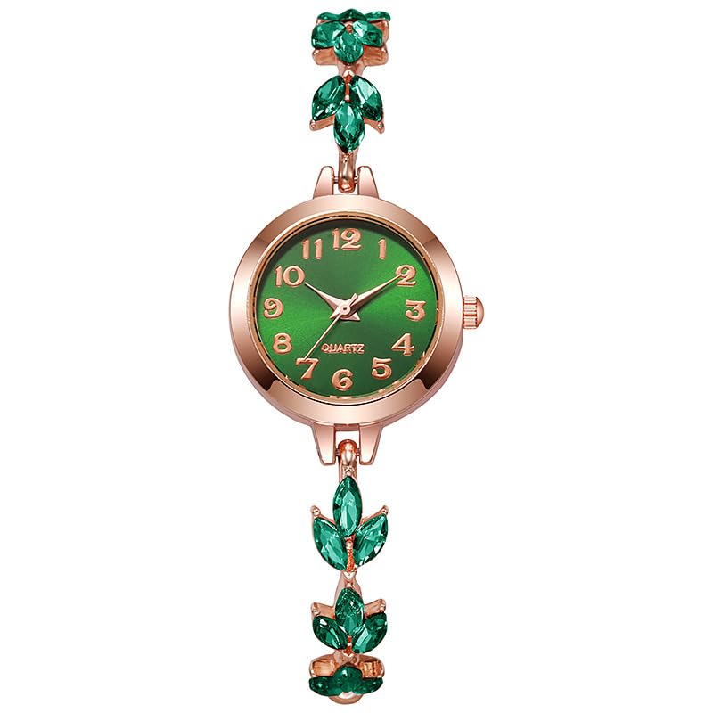 Image of carl vinson Women's Bracelet Watch with Stone Work | Fashion Chain Watch with Round 24mm Dial