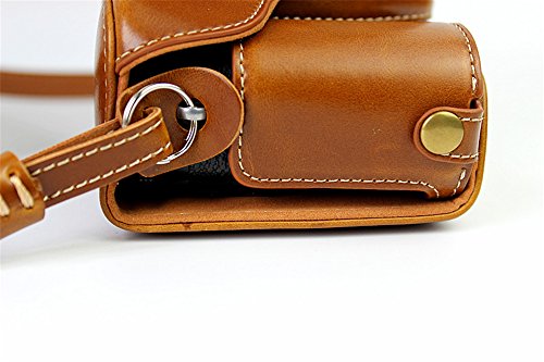 Zakao X-E2 Kameratasche, PU-Leder, mit Öffnung unten, schützende Leder-Kameratasche für Fujifilm Fuji X-E2 X-E2S XE2… – Bild 4