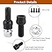4 piezas Tornillos M14 * 1.5MM para Llantas, Juego de Tornillos y...
