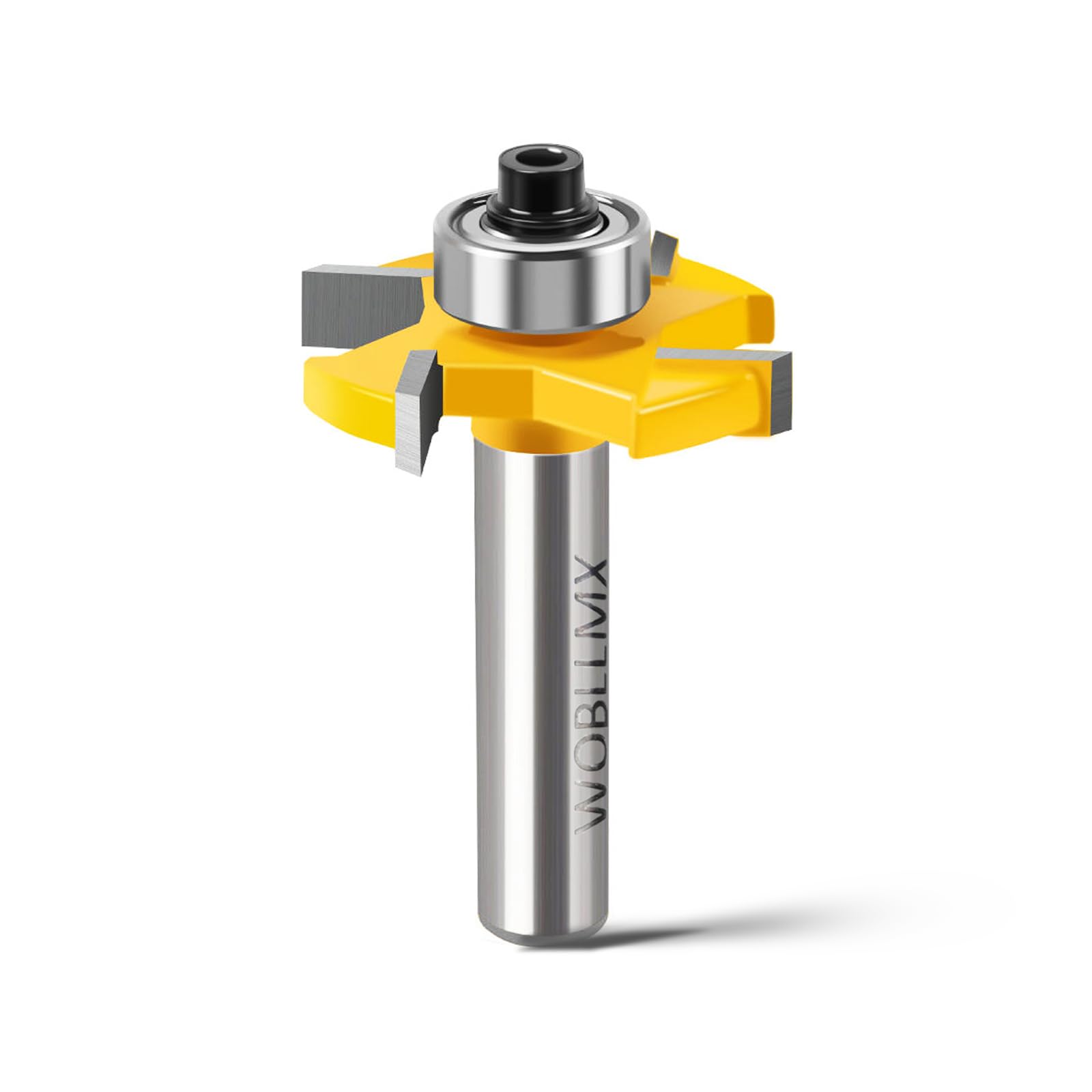 Punta per fresa a disco con gambo da 8 mm, L3 mm, lama in metallo duro a 4 denti, fresa durevole e affilata per utensili da lavorazione del legno