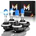 Mega Racer Combo 2 Pair 894 881 862 886 889 896 898 White 37.5W 5000K (Fog Light Headlight) Xenon Halogen Lamp Bulb Auto