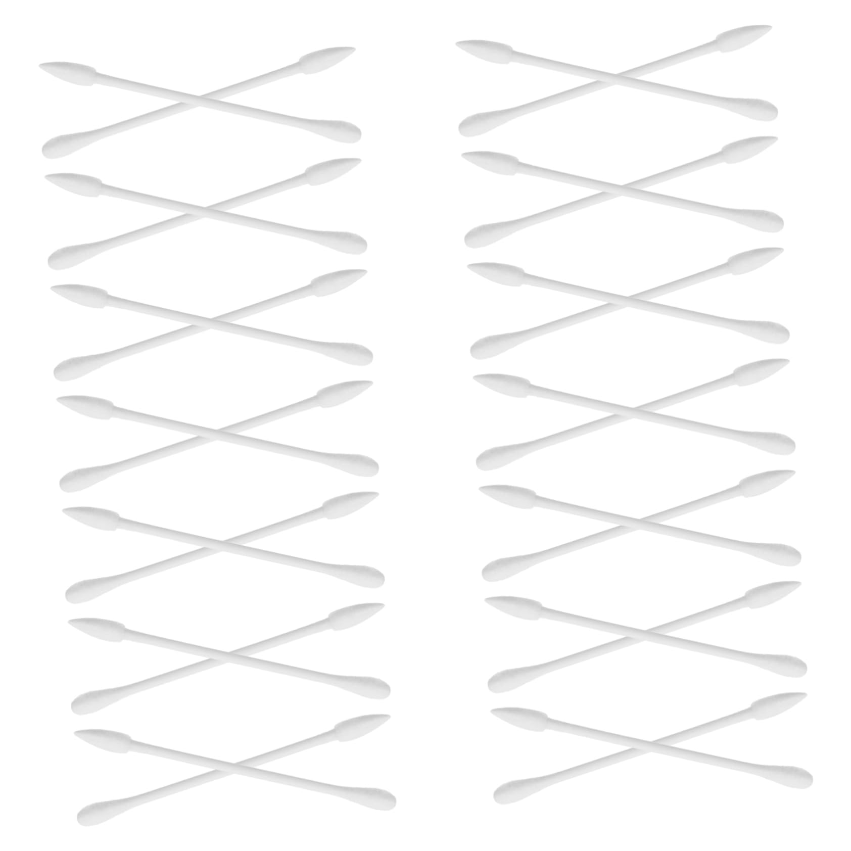 WOONEKY Cotton Buds 30 Pack Disposable Cotton Swabs for Ears Gentle for Daily Cleaning
