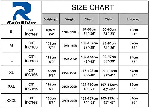 RainRider Rain Suit for Men Women Leathercraft Rain Gear Heavy Duty 3-Piece Commercial Rain Jacket with Bib Pants Overall（Yellow,Large） - Thumbnail 6