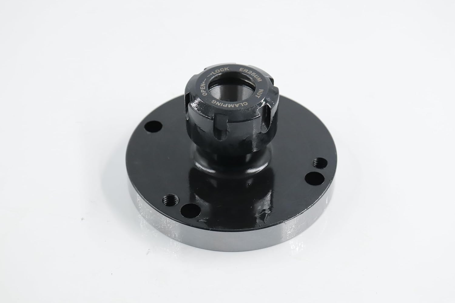 ASZLBYM ER Chuck ER25-D80 Three Hole Seven Hole Chuck seat ER Flange 40-100 Spindle Head Connection Plate Cylinder clamp seat (ER50-D160)