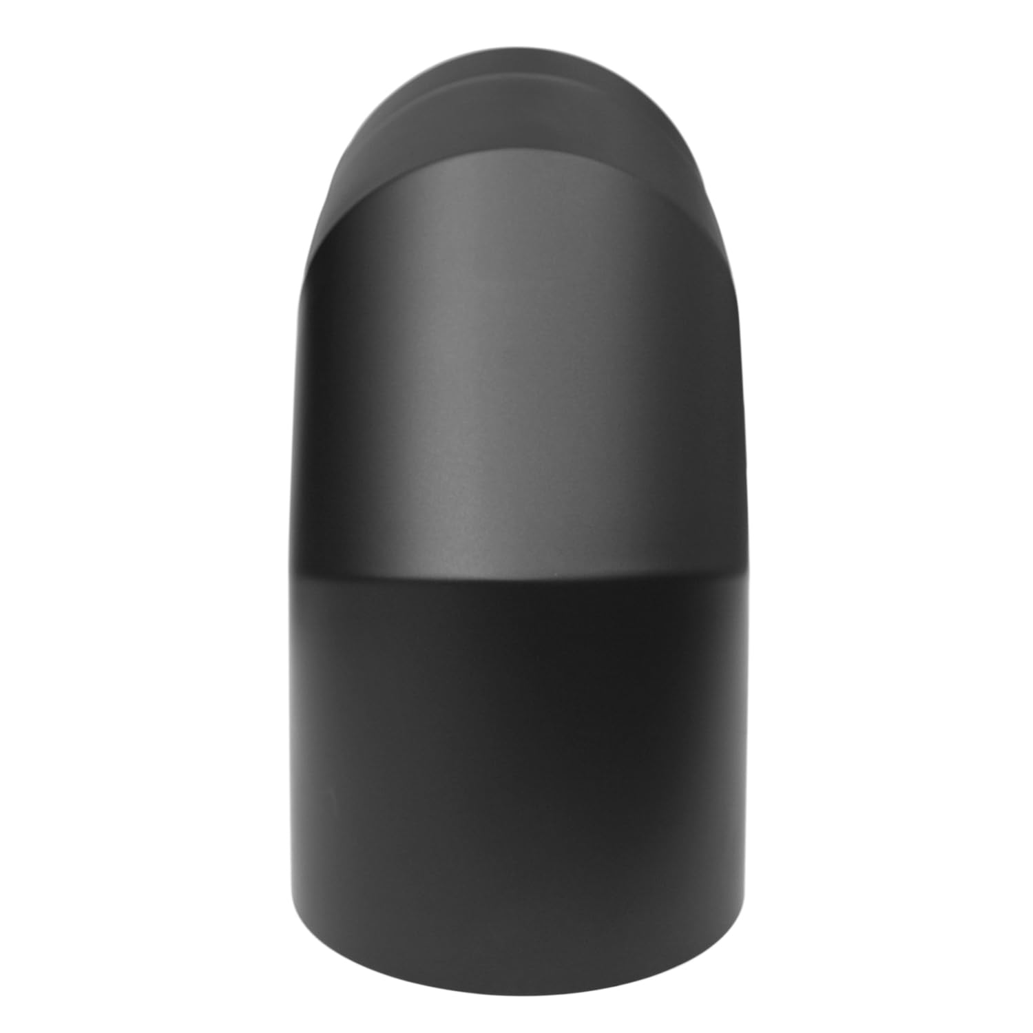 raik Rauchrohrbogen/Ofenrohrbogen 90° Izoker Doppelwandig mit Isolierung Durchmesser 150 mm Stahlblech 2 mm Schwarz SH30004780-sw