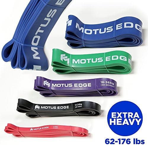 Motus Edge Extra Heavy Resistance Band – Crossfit, Assisted Pull-Up Band, Mobility, Rehab, Stretching