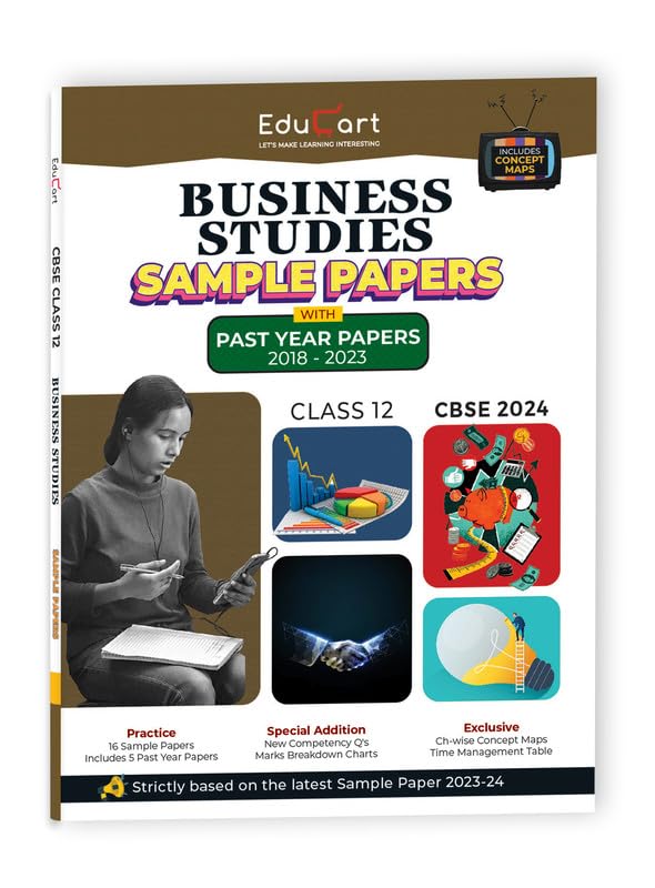 Buy Educart CBSE Business Studies Class 12 Sample Paper 202324